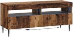 vidaXL TV-meubel HAARLEM 100 x 35 x 43 cm Oud hout Bewerkt hout