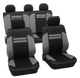 Petex Autostoelhoes Seat Cover Universal Eco Class Fashion grijs 15-delig maat SA