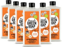 Marcel's Green Soap Afwasmiddel Sinaasappel & Jasmijn - 6 x 500ml