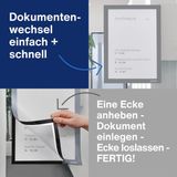 Magnetoplan Magnetisch infoframe A4, rood, 2 stuks