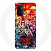 Oppo A74 5G Case Stranger Things Teaser Seizoen 4 Poster Karakters Art Maniacase
