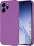 Techsuit Soft Flex Silicone Back Cover Paars Geschikt voor Oppo Reno15 F/FS