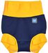 Splash About Happy Nappy Duo Herbruikbare Zwemluier - Marineblauw/Geel - 0-3 Maanden