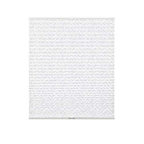 GARDINIA vouwgordijn Concept om te klemmen, Lissy, Wit, 90 x 130 cm