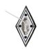 Pholc Romb Mini Lampe de Table Portable Coton - Chambre à coucher - Métal