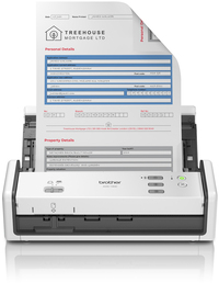 Brother ADS-1300 ADF Scanner - 1200 x 1200 DPI - A4 - White
