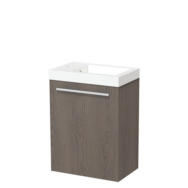 Maxaro Modulo Toiletmeubel - Donkerbruin Eiken - 40 cm