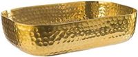 APS 40693 kom, 23 x 15,5 cm, H: 6 cm, aluminium, gouden look, gehamerde oppervlakken