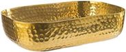 APS 40693 kom, 23 x 15,5 cm, H: 6 cm, aluminium, gouden look, gehamerde oppervlakken