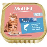 MultiFit MultiFit natvoer kat Adult, paté met zalm 16x100 g