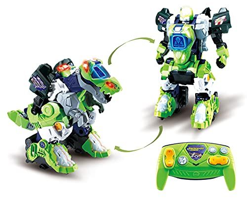 VTech RC Robot-T-Rex - Speelgoeddinosaurier - Op afstand bestuurde robot - Automatische transformatie