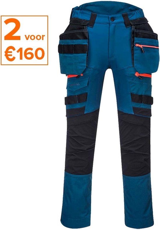 Portwest DX440 Stretch Werkbroek - Grijs - Maat 48