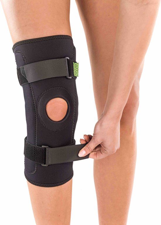 All4Fysio BraceID Kniebrace met scharnier - Universeel-M - Zwart