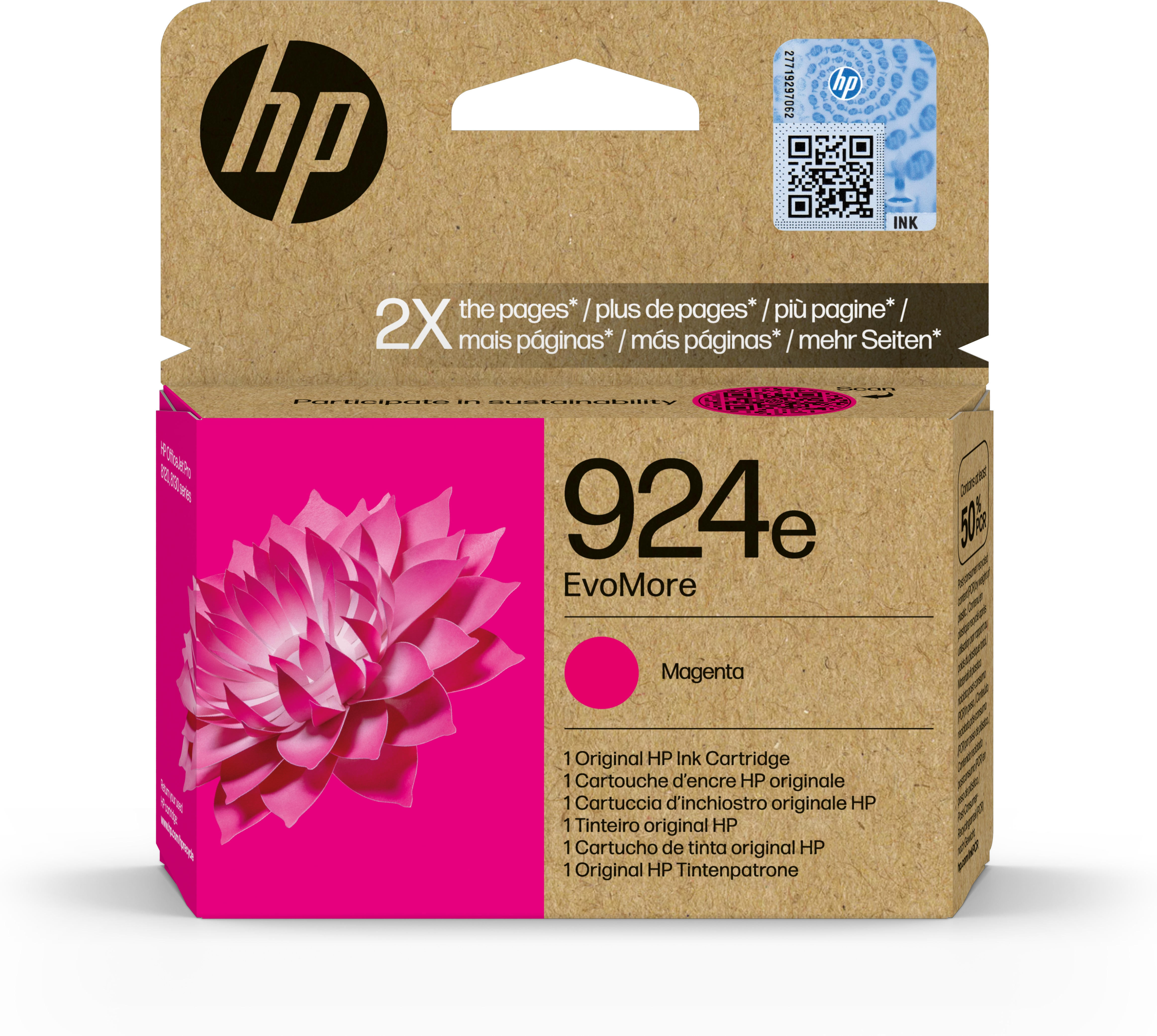 HP 924e EvoMore originele magenta inktcartridge