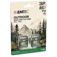 EMTEC Outdoor - Flashgeheugenkaart - 32 GB - Video Class V30 / UHS-I U3 / Class10 - microSDHC UHS-I (pak van 2)