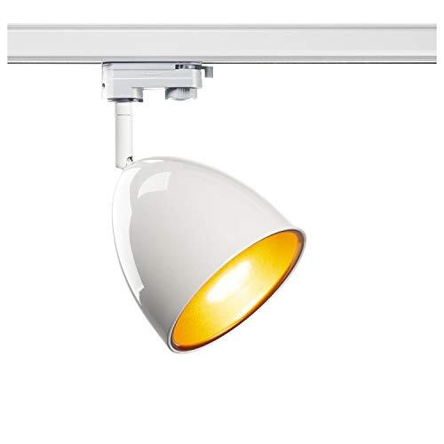 SLV 3-fasensysteemspot PARA CONE 14 QPAR51 / spot, ledspot, plafondspot, plafondarmatuur, railsysteem, binnenverlichting / GU10 25 W wit