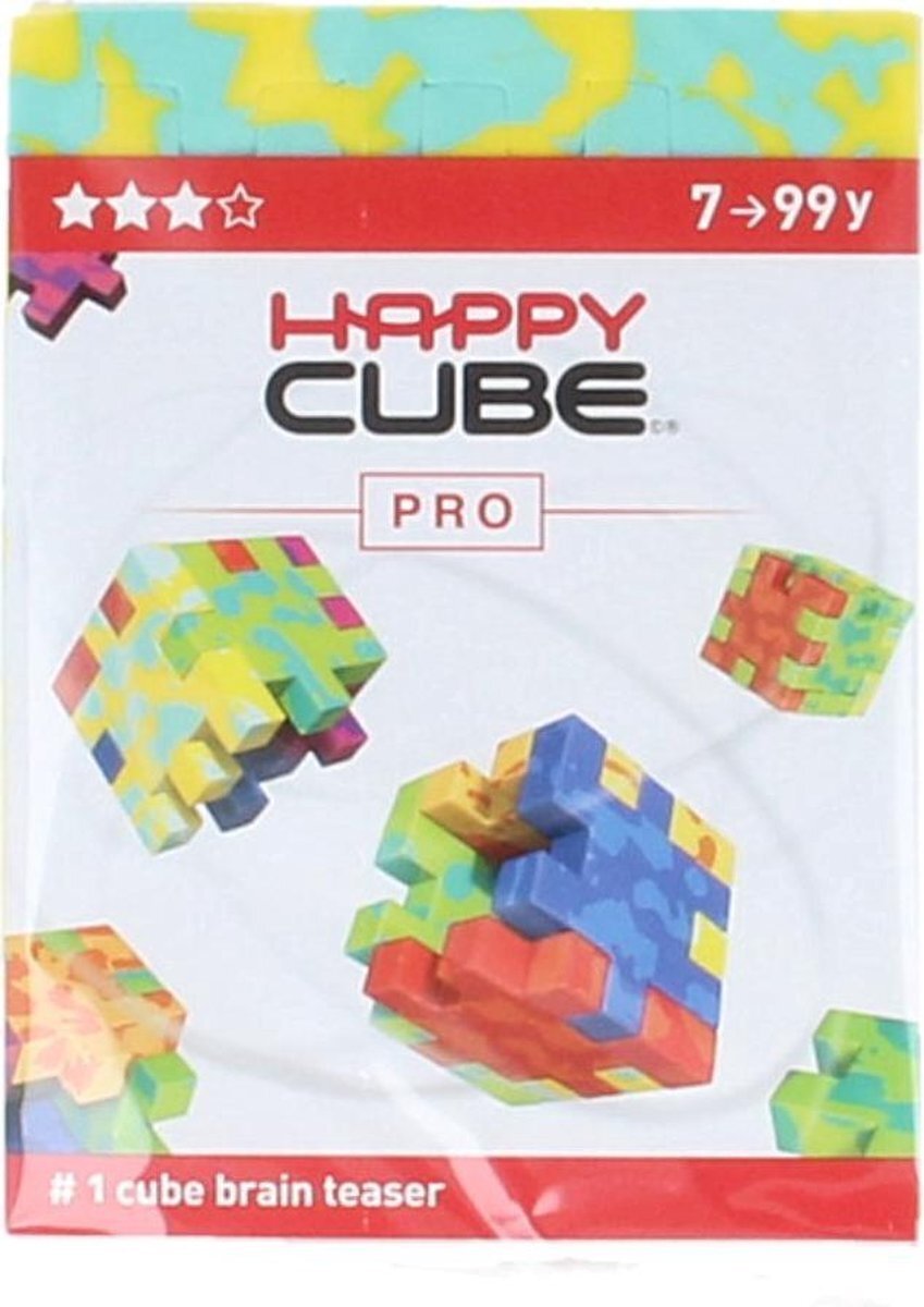 Smart games Happy Cube Pro Puzzel Blauw/Geel