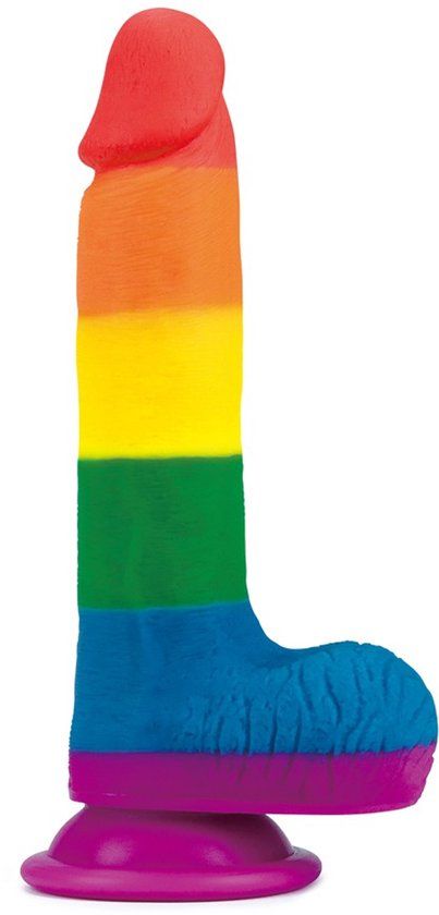 LoveToy Prider Dildo 19.5 cm Veelkleurig