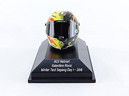 MINICHAMPS AGV Helm V. Rossi Winter Test Sepang Day 2 - 1:8 -