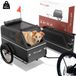 TrevoPet® Hondenfietskar XL - Opvouwbare Fietskar Hond - Hondenkar met Loopplank, Veersysteem & Weerbestendig - Geschikt voor E-Bikes - 45 kg - Zwart