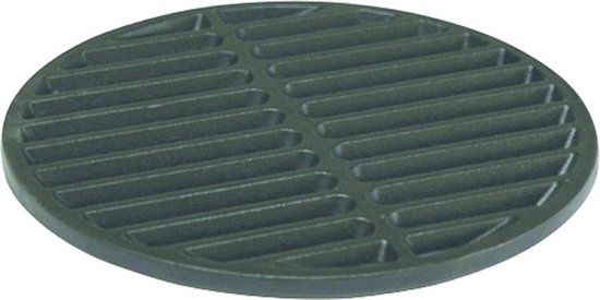 Grizzly Grills gietijzeren rooster - large - 46 cm - zwart
