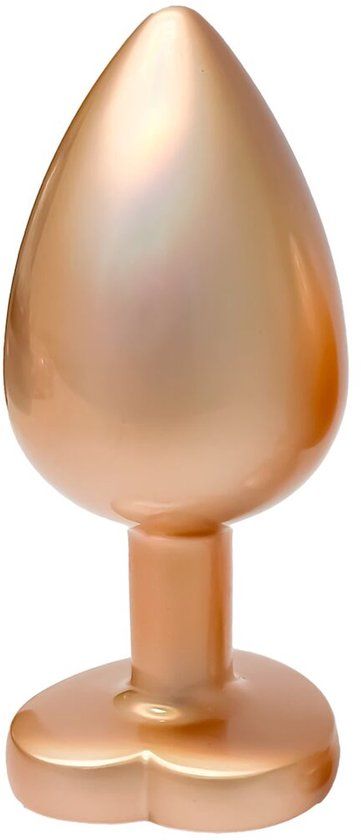 Dream Toys Anale Plug Gleaming Love Gouden Aluminium 4.30 cm Goud