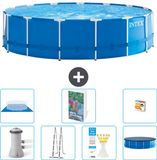 Intex Rond Frame Zwembad - 457 x 122 cm - Blauw