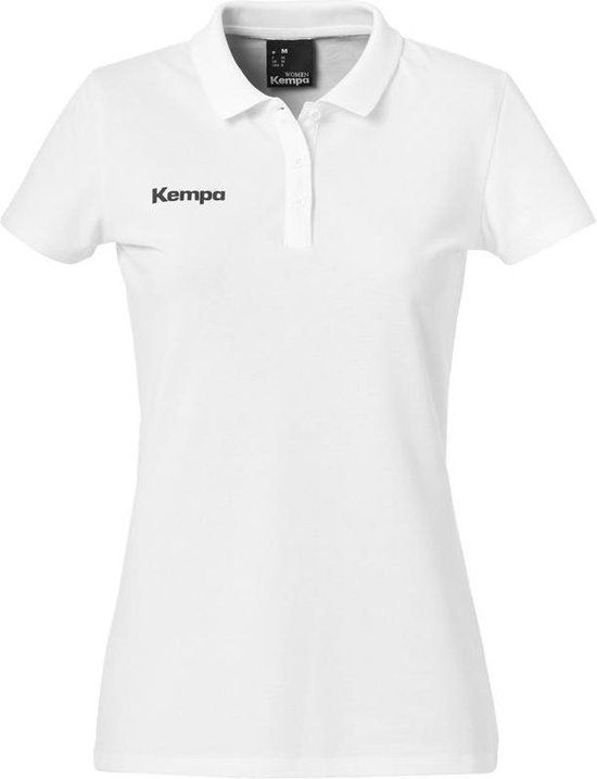 Kempa Poloshirt Dames Wit Maat XL