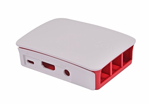 Raspberry Officiële behuizing voor Pi 3 (framboos/wit) Single 2.76 x 5.12 x 5.12 himbeer/weiß