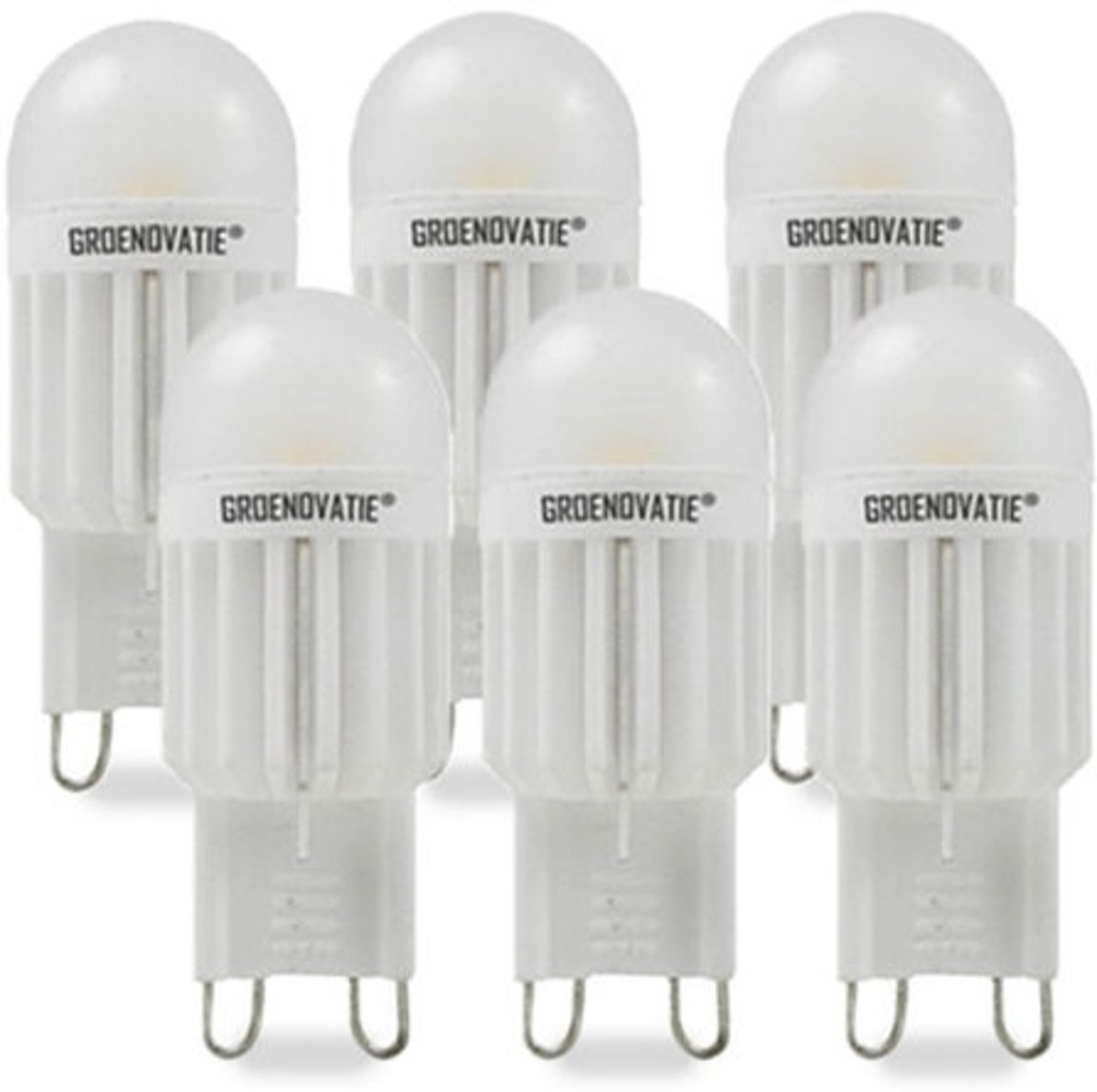 Groenovatie G9 Dimbare LED 3W Warm Wit 6-Pack