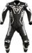 MUGENRACE Predator Noir Blanc Perforé Combinaison de moto 1 pièce - Taille 56