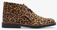 CLARKS Desert Bt Evo Dames Veterschoenen - Leopard Suede