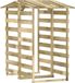 vidaXL Pergola's met dak 2 st 100x90x200 cm geïmpregneerd grenenhout