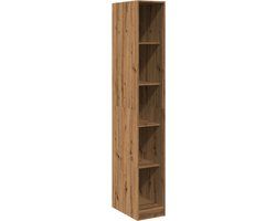 vidaXL Kledingkast - 30x50x200 cm - Bewerkt Hout - Artisanaal Eikenkleur