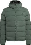 adidas Sportswear Helionic Stretch Donsjack met Capuchon - Heren - Groen - XXL