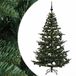 vidaXL Kunstkerstboom met kerstbal 180 cm 300 LED's Warmwit PE & PVC