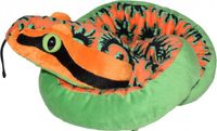 Wild Republic Pluche Oranje Knuffel Slang - 137 cm