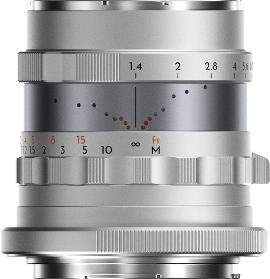 Thypoch FF 28mm f1.4 Lens - Canon RF - Silver
