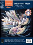 Florence Vaessen Florence Aquarelpapier - Zwart - A4 - 300 gram - Smooth - 10 vellen