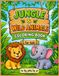 Jungle & Wild Animals Coloring Book for Kids: Fun & Easy Coloring Pages for Kids Ages 3–8
