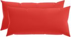 vidaXL - Coussin - 2 pièces - HEERLEN - Rouge - 40 x 70 cm - Polyester