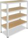 Shelfplaza HOME étagère métallique - 115x70x30 cm - blanc - 4 tablettes