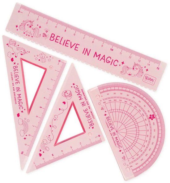 Legami - Geometrieset - Unicorn Roze