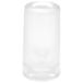 WAGNER Vloer deurstopper/muur deurstopper VULKAANO BIG - diameter Ø 40 x 73 mm, buffer uit hoogwaardig massief rubber, transparant, voor schroeven - 15207421