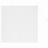 vidaXL Venetiaanse jaloezie Wit 130 x 125 cm Aluminium