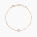 Lorraine Bracelet Argent Rose Oxyde De Zirconium