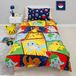 Pokemon Officieel gelicenseerd eenpersoons dekbedovertrek voor Enfants | Pikachu Bulbasaur Charmander Squirtle Design omkeerbaar 2-zijdig beddengoed met bijpassende kussensloop