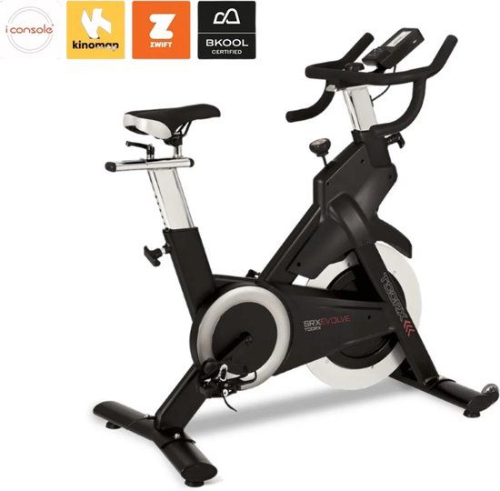 Toorx SRX Evolve Indoor Cycle - Spinningfiets - Magnetische Weerstand - 22 kg Vliegwiel - Zwart