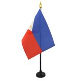 AZ FLAG Tafelvlag Filipijnen 15x10 cm Polyester 100D Plastic Voet