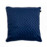 Chic Home kussenhoes velours reliëf CHIC ROCKS 45x45 granaat